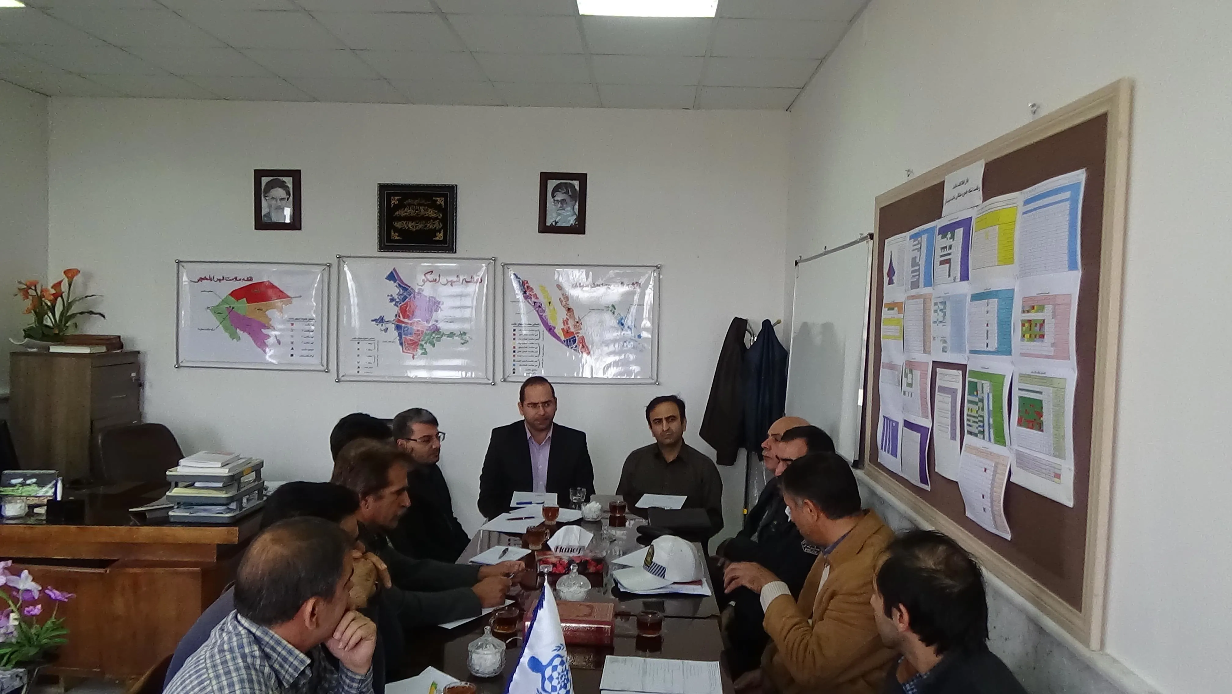 نشست مشترک با روسای حوزه قضایی شهرستان اسکو