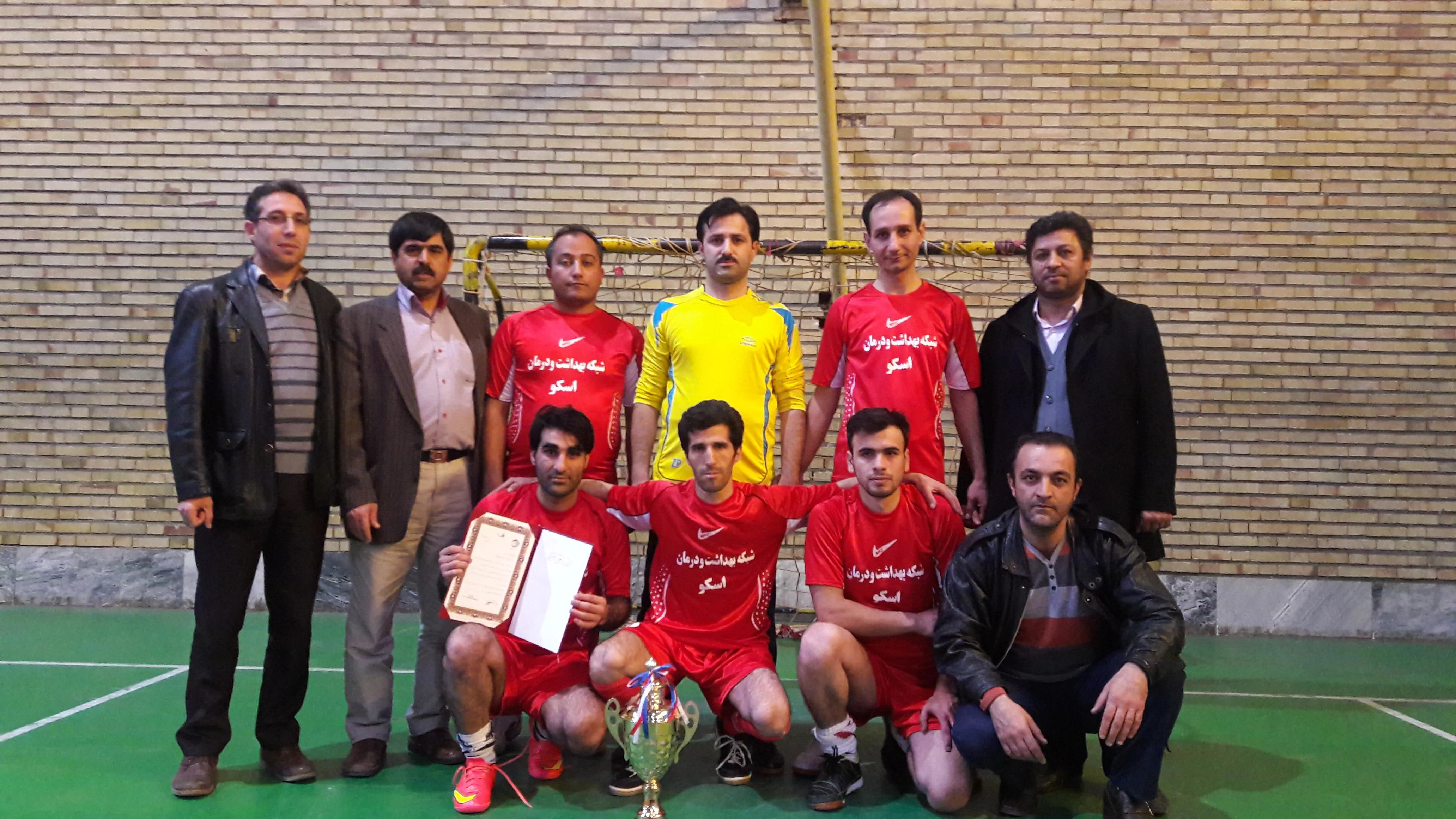 کسب مقام دوم تیم فوتسال شبکه اسکو 