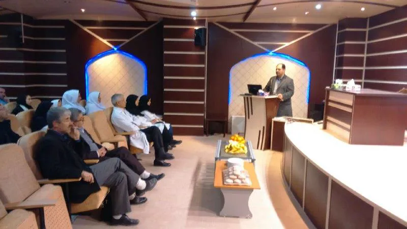 مراسم معارفه  مدیر بیمارستان