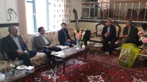 دیدار صمیمی با خانواده های جانباز شهرستان اسکو