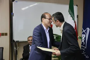 مراسم تودیع و معارفه مدیر کلینیک های تخصصی و فوق تخصصی دانشگاه برگزار شد