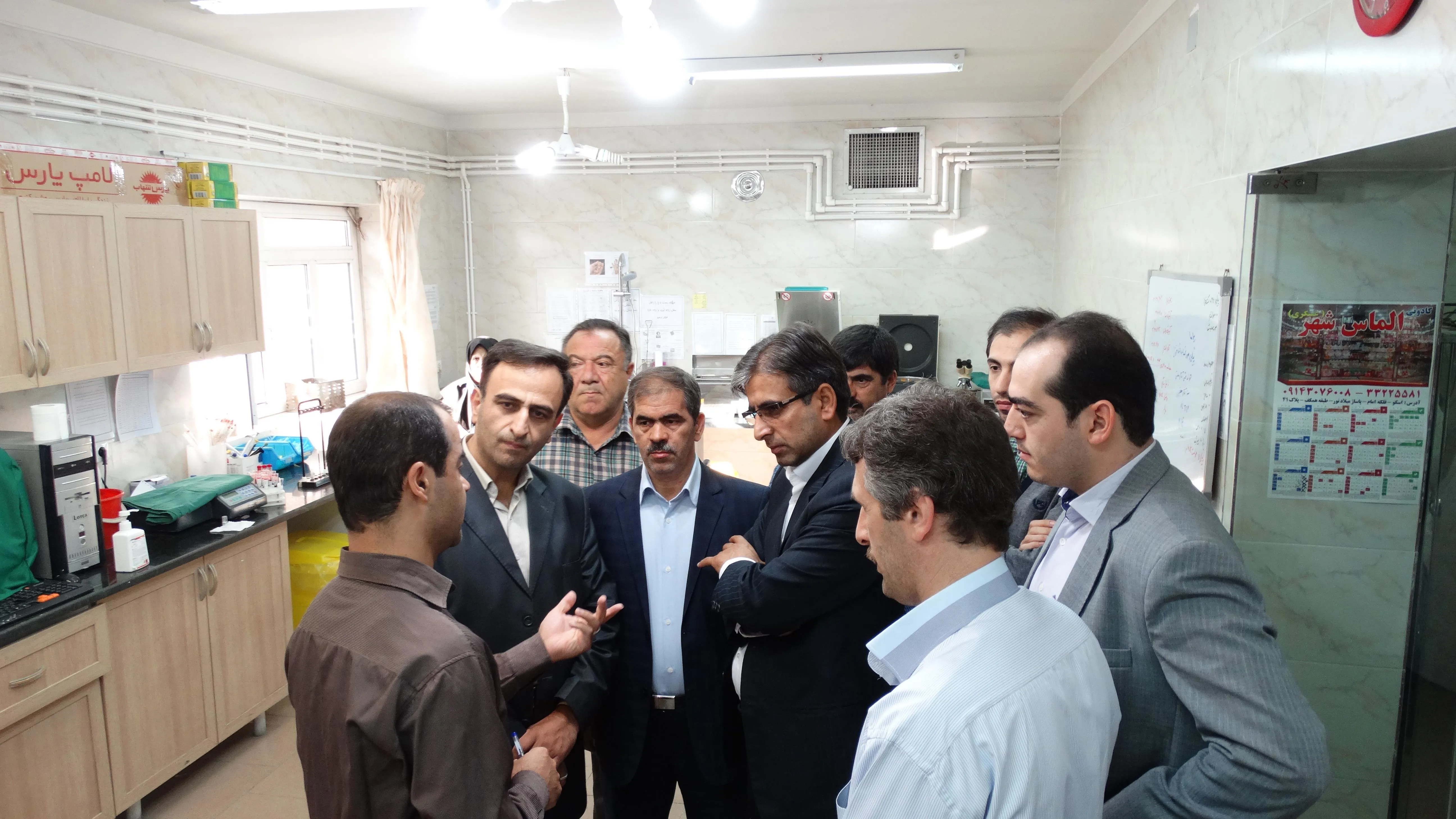 بازدید فرماندارشهرستان اسکو از بیمارستان امام خمینی(ره)شهرستان