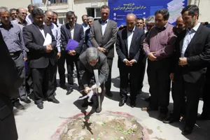 کلنگ زنی طرح توسعه بیمارستان الزهرا(س ) 