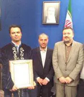 افتخارآفرینی دکتر بهمن یوسفی بعنوان دانشجوی نمونه کشوری 