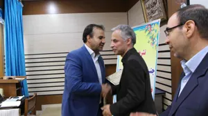 گزارش آئین تکریم و معارف سرپرستی شبکه بهداشت و درمان شهرستان بناب