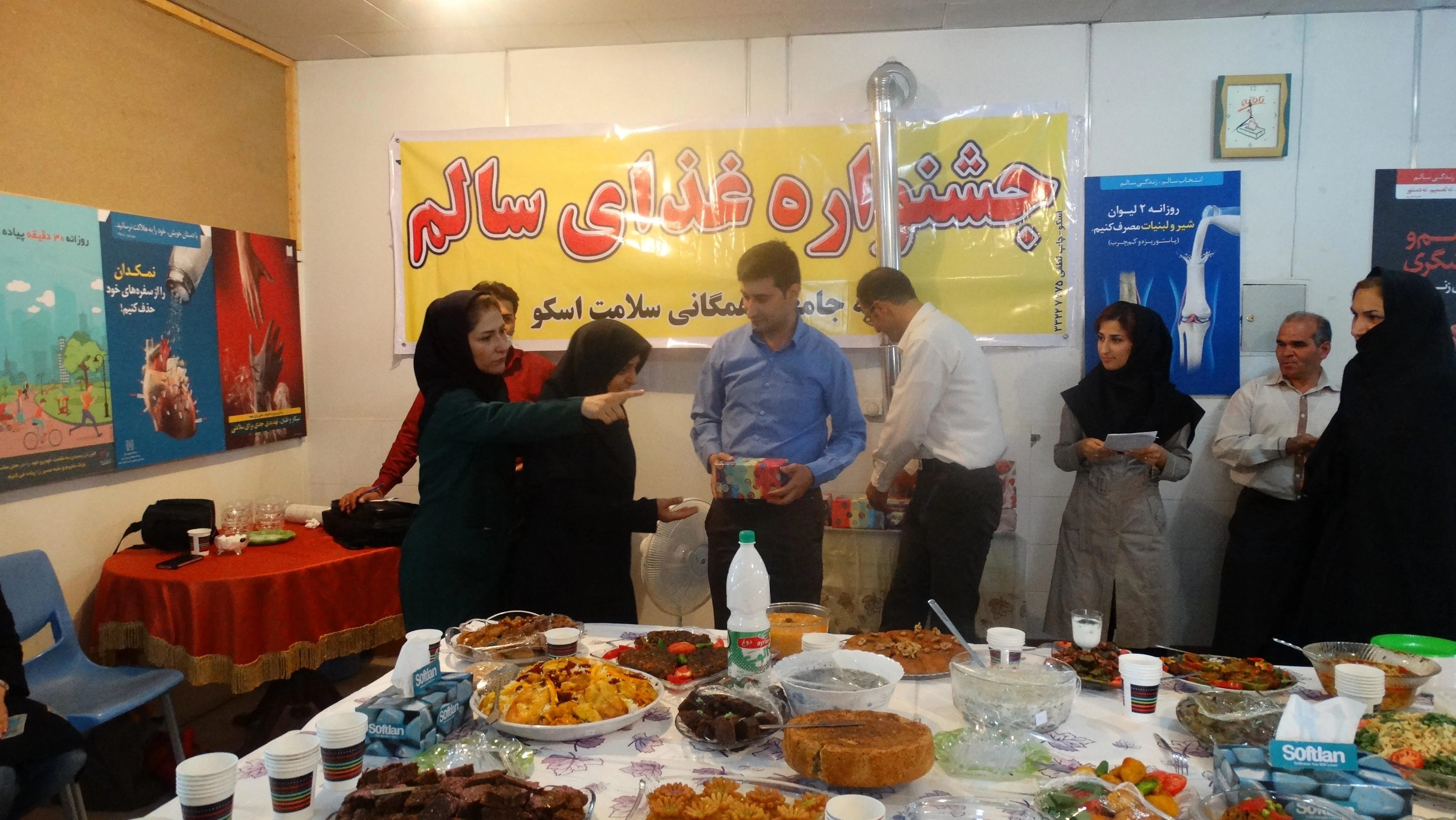 برگزاری جشنواره غذای سالم در روستای کلجاه
