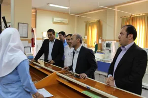 بازدید دکتر صومی از بیمارستان عجب شیر