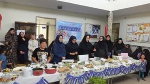 جشنواره آشپزی غذای سالم در روستای خاتون آباد شهرستان میانه 