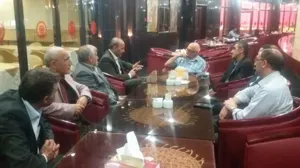 دیدار مسئولین دانشگاه با دکتر اسفهلانی 