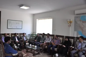 دیدار سرپرست شبکه و اعضای شورای اداری با فرماندار شهرستان اسکو