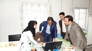 بررسی کیفیت انجام ویزیت پایه الکترونیکی در مراکز سلامت در بازدید فرماندار شهرستان اسکو