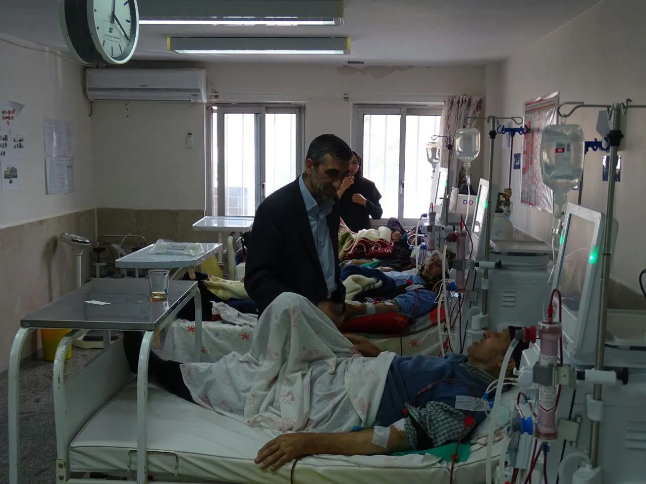 بازدید قائم مقام ریاست دانشگاه علوم پزشکی تبریز از بیمارستان کلیبر