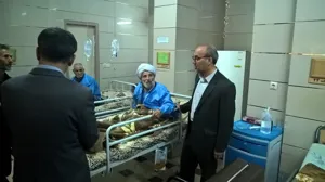 بازدید دکتر صومی ، از دانشکده علوم پزشکی سراب
