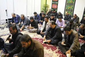 مراسم  زیارت عاشورا 
