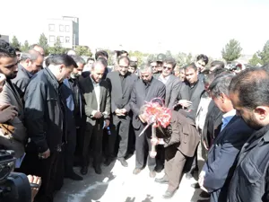 مراسم کلنگ زنی مجتمع سلامت ایلخچی باحضور وزیر محترم بهداشت