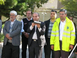 بدرقه کاروان  مرکز مدیریت حوادث وفوریتهای پزشکی استان با حضور رئیس دانشگاه علوم پزشکی تبریز 