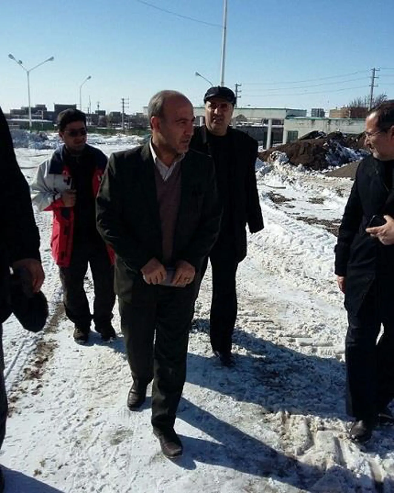 باز دید ریاست دانشگاه علوم پزشکی از پروژه در حال احداث بیمارستان ۶۴ تختخوابی شهرستان هریس