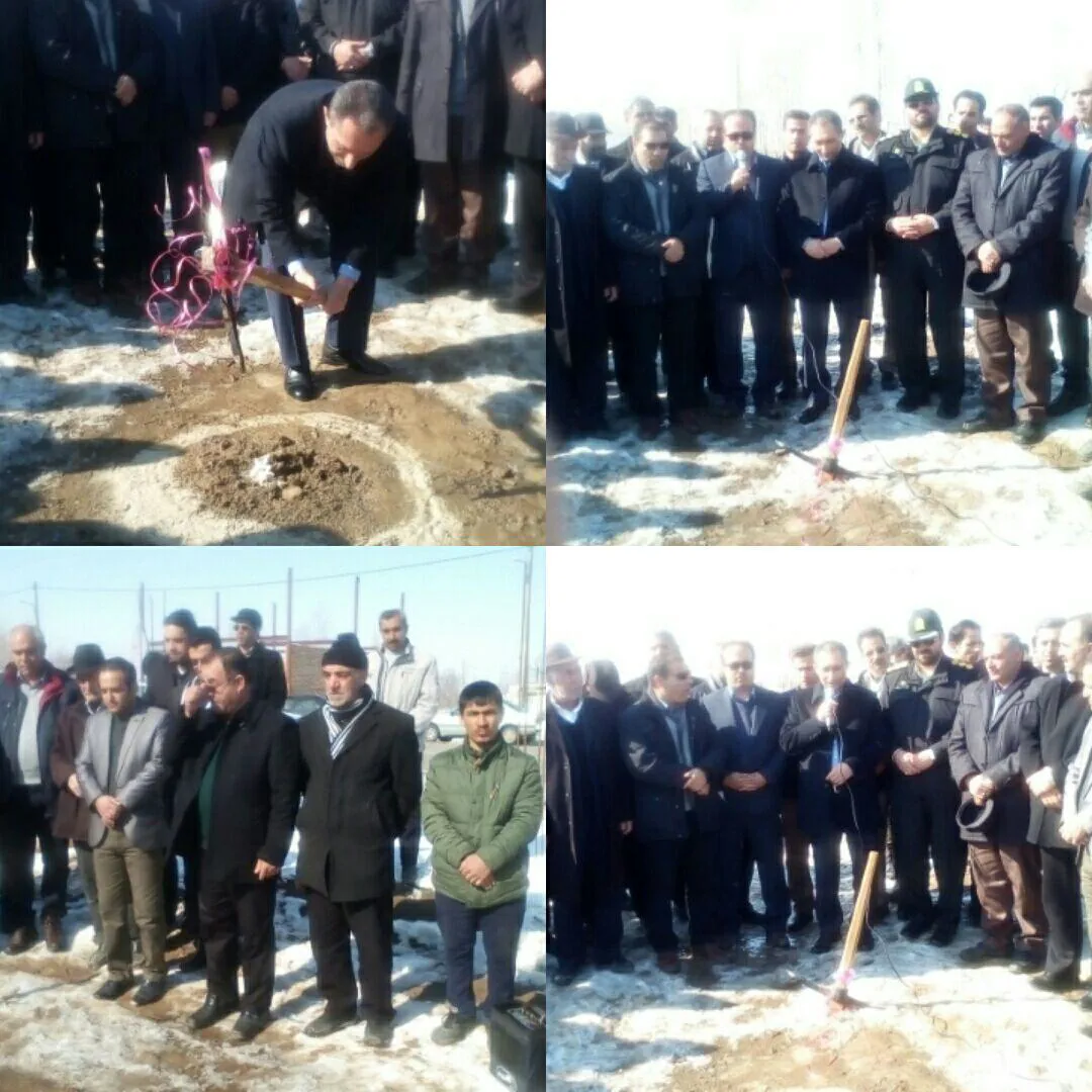 کلنگ زنی محل احداث پایگاه سلامت روستای دولت آباد