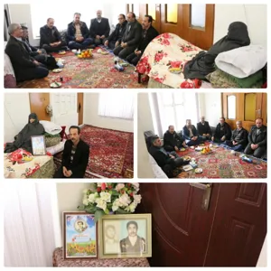 دیدار از خانواده شهید علوی 
