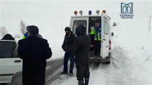 نهمین مادر باردار گرفتار شده در برف و کولاک هشترود به سلامتی فارغ شد