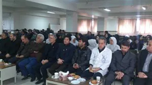 مراسم سوگواری به مناسبت شهادت حضرت فاطمه زهرا(سلام الله علیها) در بیمارستان رازی