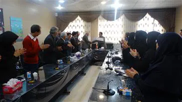 مراسم تجلیل اززحمات معاون بهداشتی شبکه جامع و همگانی سلامت شهرستان اسکو
