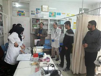 بازدید نوروزی سرپرست شبکه جامع و همگانی سلامت شهرستان اسکو