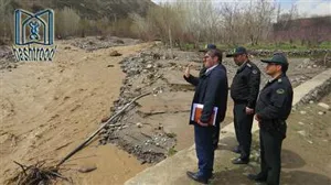 حضورسرپرست شبکه در روستاهای سیل زده هشترود 