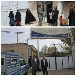 عیادت از معلولین بهزیستی شهید چمران در هفته سلامت - 