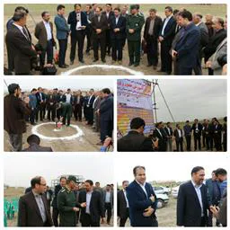 مراسم کلنگ زنی مرکز آموزش بهورزی