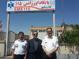 بازدید دکترمیرزا بیگی از اورژانس هادیشهر