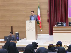 سخنرانی دکتر میرزاپور ریاست شبکه بهداشت ودرمان در فرمانداری ملکان