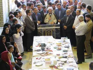 برگزاری جشنواره غذای سالم در شبکه بهداشت ودرمان ملکان