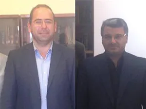 دیدار سرپرست شبکه جامع وهمگانی سلامت اسکو وجمعی ازپرسنل شبکه وبیمارستان امام خمینی (ره) اسکو  با رئیس دادگستری شهرستان ودادستان اسکو