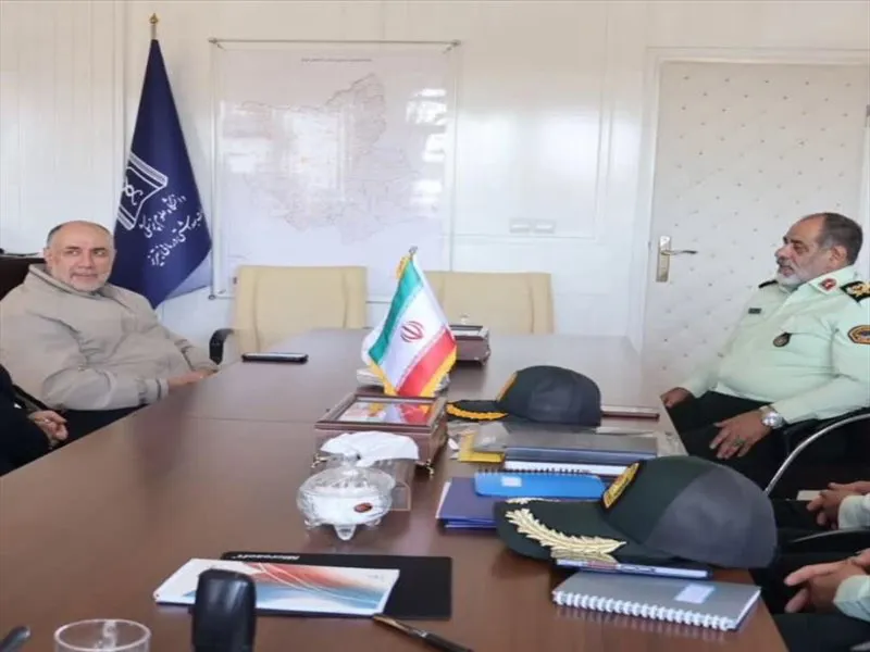 دیدار رئیس دانشگاه علوم پزشکی تبریز با فرمانده نیروی انتظامی آذربایجان‌شرقی