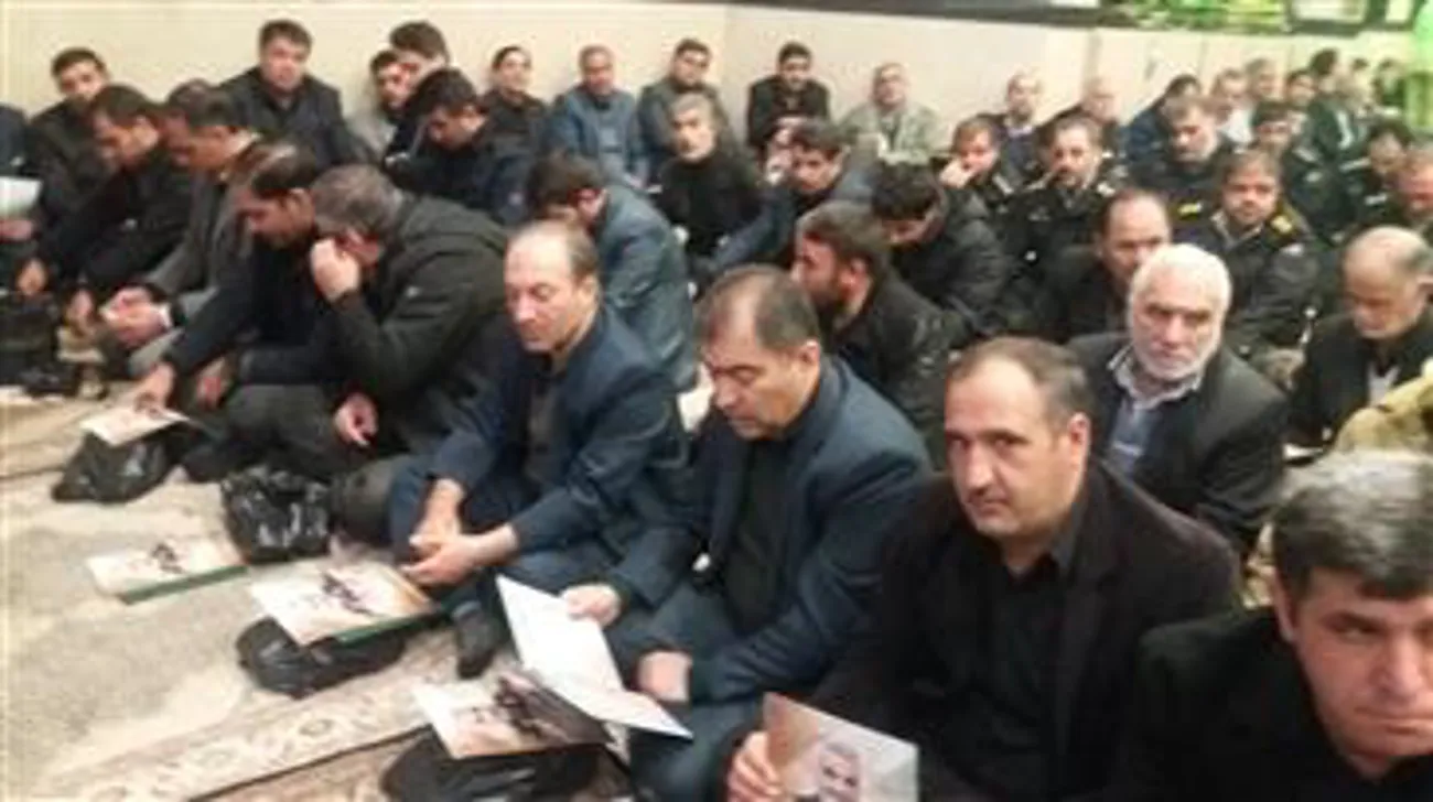 حضوررياست و پرسنل شبكه بهداشت ودرمان ملكان در مراسم سوگواري شهيد سردار سپهبدحاج قاسم سليماني