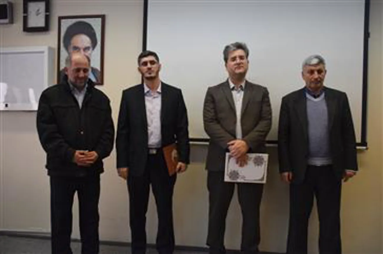 تودیع معارفه مسئول حراست مرکز آموزشی درمانی امام رضا(ع)