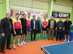 نایب قهرمانی تیم تنیس روی میز دانشگاه