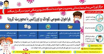 فراخوان عمومی «کودک و اورژانس با محوریت کورونا » 