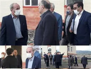 بازدید ریاست محترم دانشگاه علوم پزشکی تبریز از پروژه های عمرانی شهرستان جلفا
