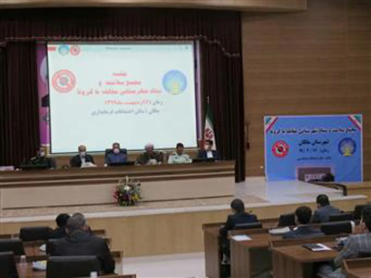 حضور دکتر صومی رئیس دانشگاه علوم پزشکی تبریز در مجمع سلامت شهرستان ملکان 