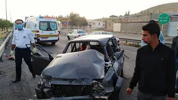 یک فوتی و یک مصدوم در حادثه رانندگی در محور تبریز آذرشهر  
