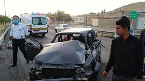 یک فوتی و یک مصدوم در حادثه رانندگی در محور تبریز آذرشهر  