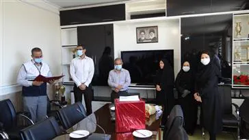 برگزاری جشن بازنشستگی سرکار خانم تبریزی به همت همکاران در سالن شبکه بهداشت و درمان شهرستان مرند