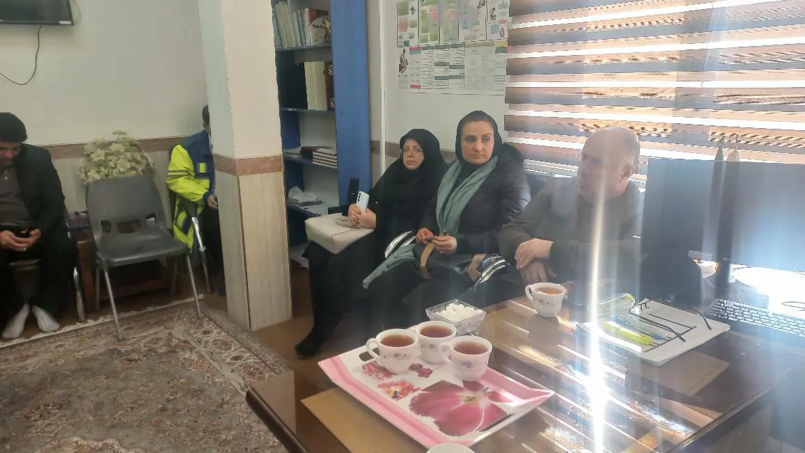 بازدید رییس دانشگاه از مراکز درمانی میانه و گفت‌وگو با کادر پرستاری شهرستان میانه 
