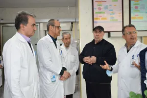 بازدید از مراحل آماده سازی زیرساخت ها و فضای فیزیکی مناسب برای راه اندازی دستگاه اسپکت سی تی