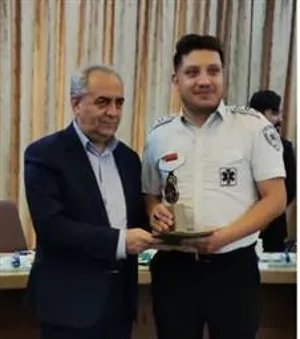 کسب رتبه اول جوان نمونه استان توسط علی احمدآباد اصل علمداری