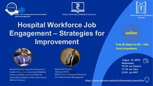 برگزاری وبینار بین المللی با عنوان Hospital Workforce Job Engagement