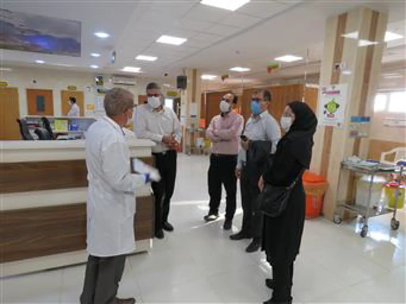 بازدید سرزده معاونت درمان دانشگاه علوم پزشکی تبریز از شبکه بهداشت ودرمان ملکان