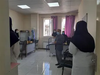 ازدید سر زده مدیر شبکه بهداشت و درمان شهرستان مرند  از مرکز خدمات جامع سلامت شهری و روستایی بهشتی و درمانگاه شبانه روزی شهید باکری